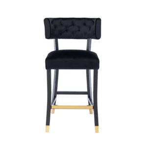 Lint Barstool Black Velvet